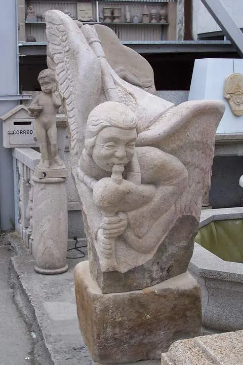 Ángel Gaiteiro en Piedra