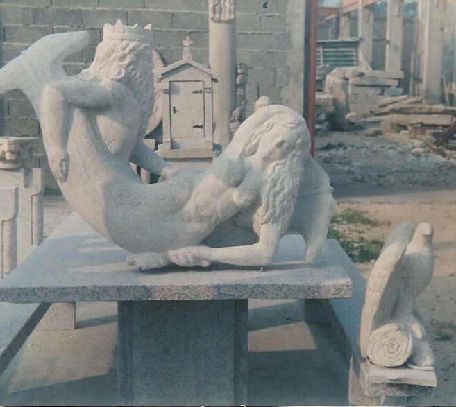 Neptuno y Ninfa en Piedra