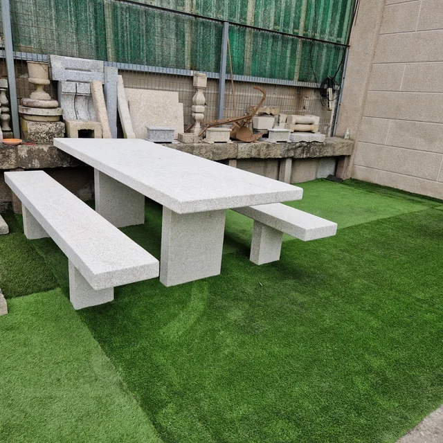 Mesa de Picnic de Granito - Imagen 2